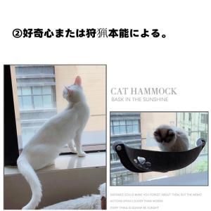 ハンモック 猫 ベッド 吸盤タイプ ネコ窓 取...の詳細画像3
