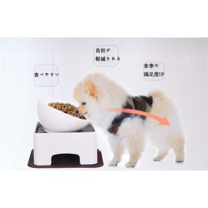 ペット用 フードテーブル 食器台 ワンテーブル 小・中型犬用 猫犬用食器台 スタンド 滑り止めマット...