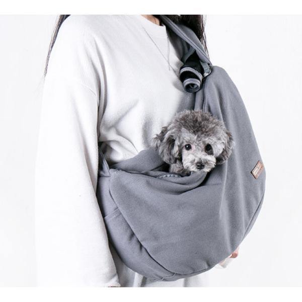 ペット スリング  抱っこ紐 小型犬 猫 ショルダーバッグ キャリーバッグ 斜め掛け 通気性 抜群 ...
