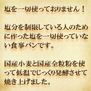 無塩パン 国産小麦 全粒粉入り 16個セット ...の詳細画像3
