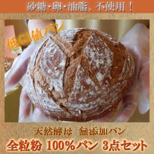 天然酵母 全粒粉 100% パン 3点セット ...の詳細画像5