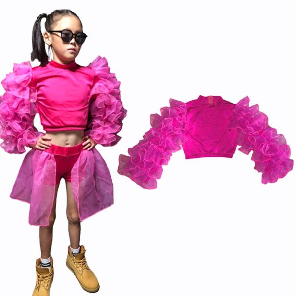 PANSY PANIC/パンジーパニック　フリフリボリューム袖トップス　サイズ110.120.130...