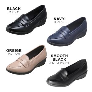 防水 ローファー レインシューズ レディース ...の詳細画像1