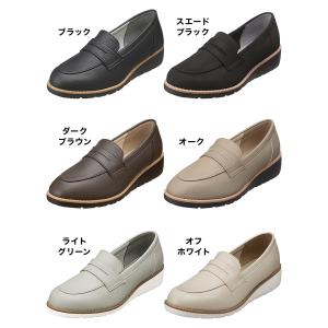 シューズ レディース 靴 3E ローファー ス...の詳細画像1