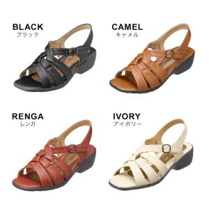 サンダル バックベルトサンダル レディース ハ...の詳細画像1