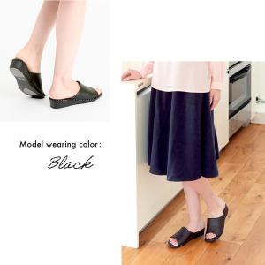 ルームシューズ レディース スリッパ ヒールス...の詳細画像5