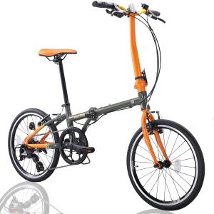 PANTHER (パンサー) 折りたたみ自転車 小径車 ミニベロ 組立必要なし 外速7段ギア20inch×1.35車輪 軽量フレーム