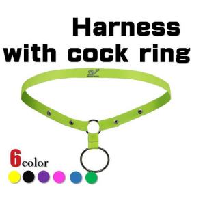 ジョグストラップ メンズ コックリング付 ハーネス