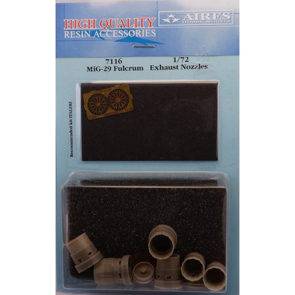 アイリス 7116 1/72 MiG-29 フルクラム 排気ノズル(ITALERI用)