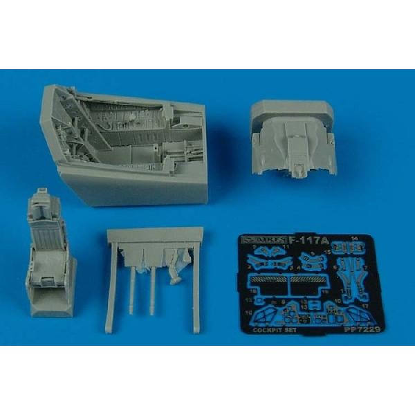 アイリス 7229 1/72 F-117A ナイトホーク コクピット(ACADEMY用)