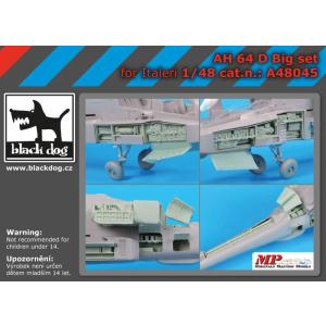 ブラックドッグ A48045 1/48 AH -64D ビッグセット (イタレリ用）