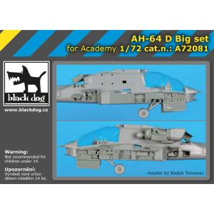 ブラックドッグ A72081 1/72 AH-64D ビッグセット （アカデミー用）