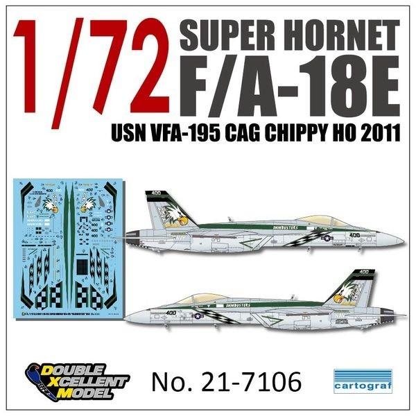 DXM 21-7106 1/72 アメリカ海軍 F/A-18E VFA-195 ダムバスターズ 20...