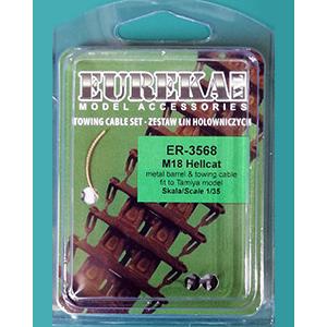 エウレカXXL  ER-3568 1/35 M18 ヘルキャット用用砲身&amp;牽引ケーブルセット (タミ...