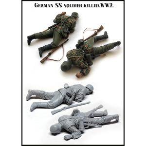 エボリューション EM-35173 1/35 WWII 負傷したドイツ武装SS兵士(1体)