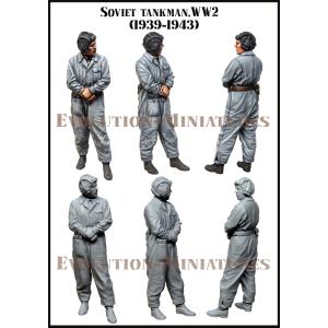 エボリューション EM-35184 1/35 WWII ソビエトの戦車兵 1939-1943(1体)