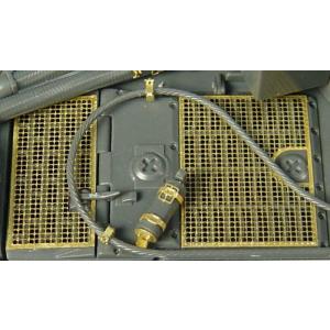 ハウラー HLX48008  1/48 タイガーI グリル エッチングパーツ(タミヤ用)