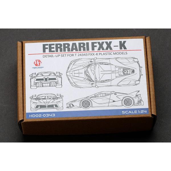 ホビーデザイン HD02-0343 1/24 フェラーリ FXX-K ディティールアップセット (タ...