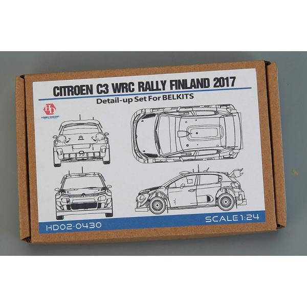 ホビーデザイン HD02-0430 1/24 シトロエン C3 WRC フィンランド ラリー 200...