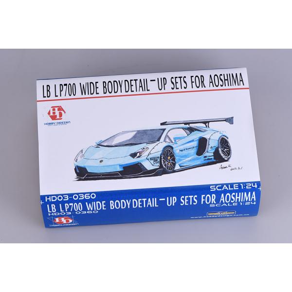 ホビーデザイン HD03-0360 1/24 LB LP700 ワイドボディ ディティールアップセッ...