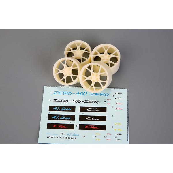 ホビーデザイン HD03-0522 1/24 ブガッティ シロン ホイール For Zero-400...