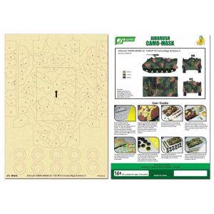 ★★★数量限定50％OFF★★★ J’s Work PPA5194 エアブラシ用迷彩マスキング 1/...