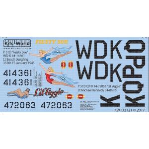 キッツワールド KW132121 1/32 P-51D-10-NA Mustang 44-14361...
