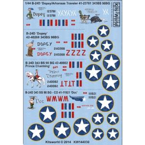 キッツワールド KW144030  1/144 米陸軍航空軍 B-24D リベレーター `Dopey...