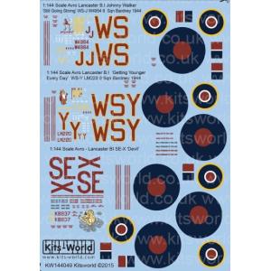 キッツワールド KW144049 1/144 Avro Lancaster B.I Johnny W...