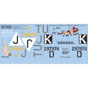 キッツワールド KW172004 1/72 B17 Flying Fortress  - 'My D...