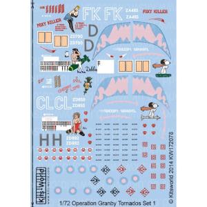 キッツワールド KW172078  1/72 英空軍パナヴィア・トーネード GR1B `FoxyKi...
