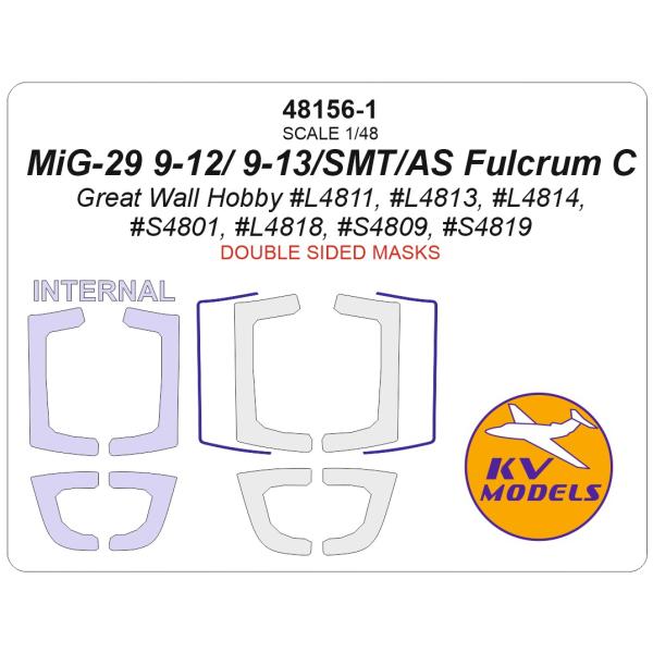 KVモデル 48156-1 1/48 MiG-29 9-12/ 9-13/SMT/AS フルクラム ...