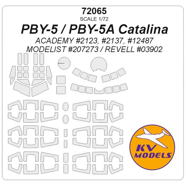 KVモデル 72065 1/72 PBY-5 / PBY-5A カタリナ (レベル/アカデミー/モデ...