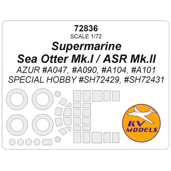 KVモデル 72836 1/72 スーパーマリン シーオッター Mk.I / ASR Mk.II (...