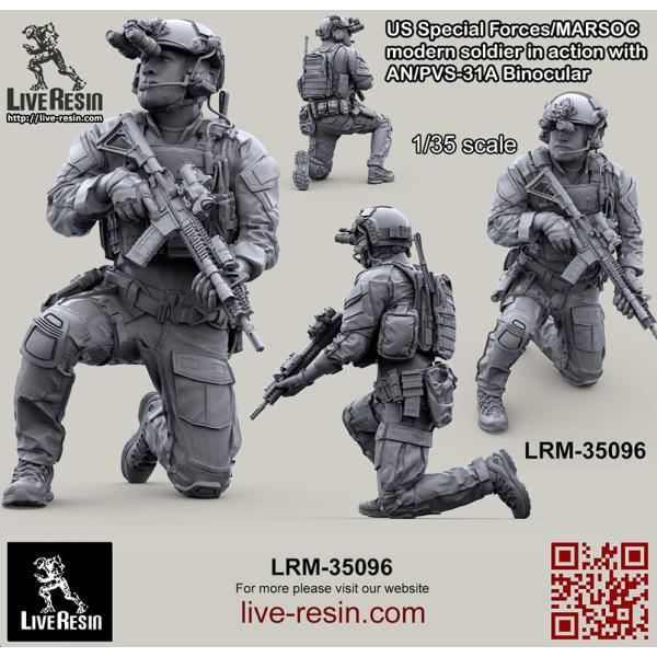 ライブレジン LRM35096 1/35 アメリカ海兵隊特殊作戦コマンド MARSOC インアクショ...