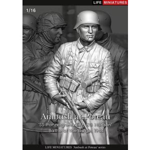ライフミニチュア LM16012 1/16 アンブッシュ ポトー迎撃戦 &apos;第17SS装甲擲弾兵師団,...