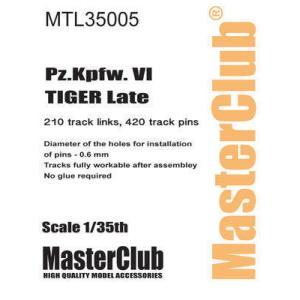 マスタークラブ MTL-35005 1/35 タイガー I 後期型用履帯
