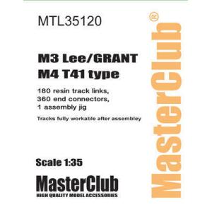 マスタークラブ MTL-35120 1/35 M3中戦車 リー/グラント/RAM/M4 T41 タイ...