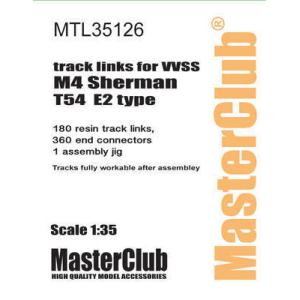 マスタークラブ MTL-35126 1/35 M4中戦車 シャーマン カフデザイン T54E2 タイ...