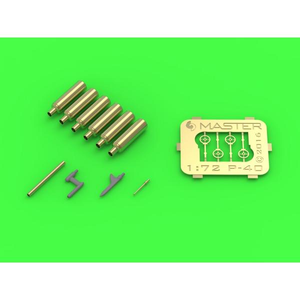 マスター AM-72-124 1/72 カーチス P-40 E/N ディテールセット（ブローニング....