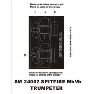 モンテックス SM24002 1/24 スピットファイア Mk V B(トランぺッター用) ミニマス...