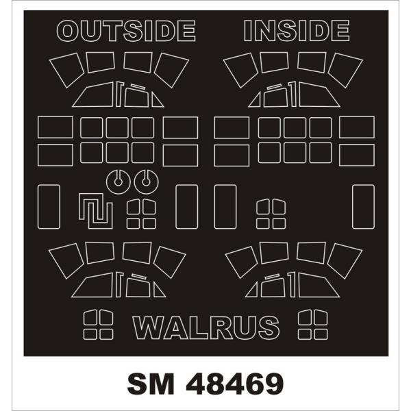 モンテックス SM48469 1/48 ウォーラス I(エアフィックス用) ミニマスク