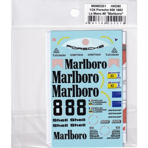 MSMクリエイション MSMD201 1/24 ポルシェ 956 ルマン 1983 #8 "Marl...