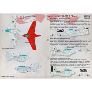 プリントスケール 32-024 1/32 メッサーシュミット Me-163 B コンプリートセット