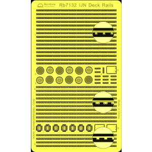 レインボーモデル Rb7132 1/700 日本海軍 艦艇用 運搬軌条&amp;ターンテーブル（for ai...