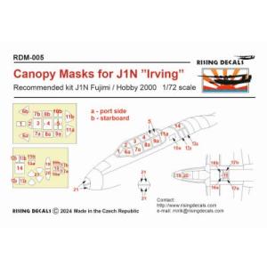 ライジングデカール RDM-005 1/72 夜間戦闘機月光21型 J1N &quot;Irving&quot; キャノ...