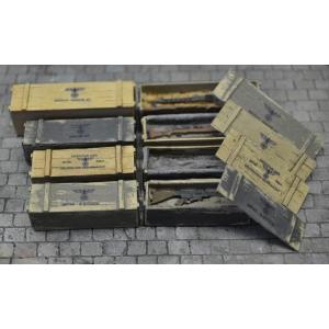 リアリティインスケール 35193 1/35 ドイツ武器ボックス 12個入りデカール付
