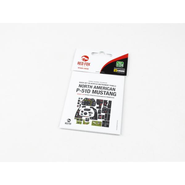 レッドフォックススタジオ RFSQS-24030 1/24 北アメリカ P-51D マスタング (ト...