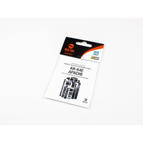 レッドフォックススタジオ RFSQS-48032 1/48 AH-64E アパッチ（ハセガワ用）