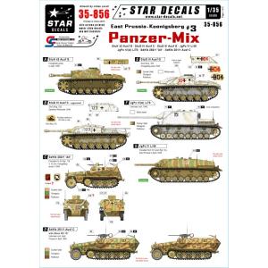 スターデカール 35-856 1/35 東プロイセンとケーニヒスベルク #3-IV号L/70(A)・...